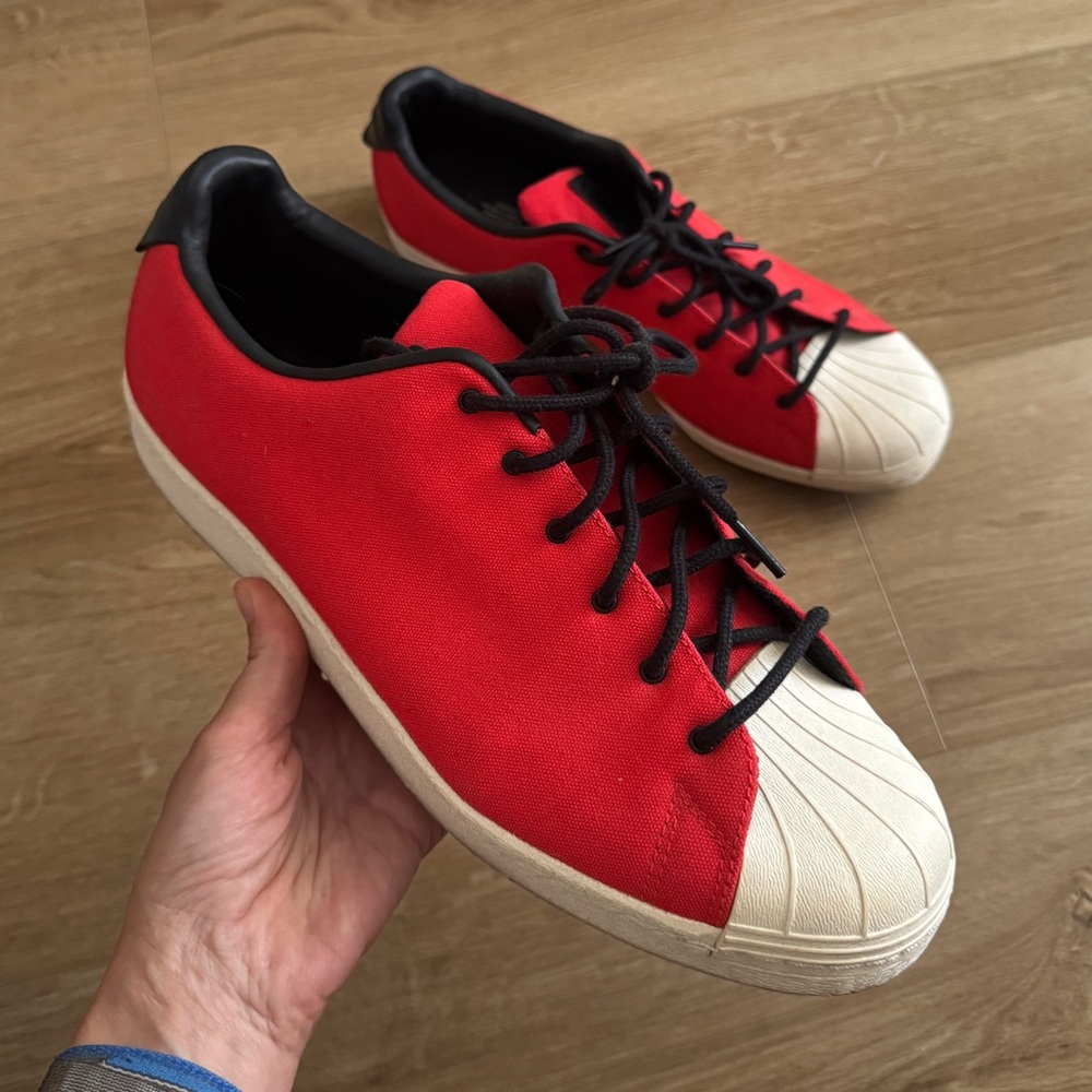 Rare Adidas Originals Superstar 80s Clean LE Mens Size 12